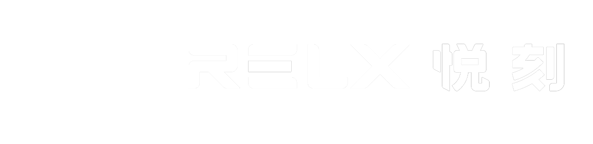 relx vape logo white transparent